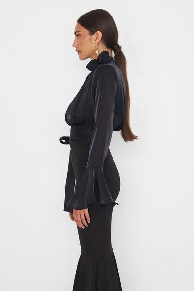 So Chic Shirt Black