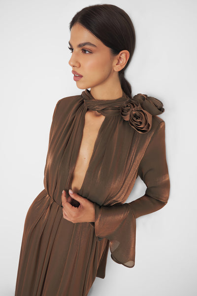 So Chic Dress Bronze