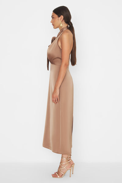 Ally Dress Light Coffee