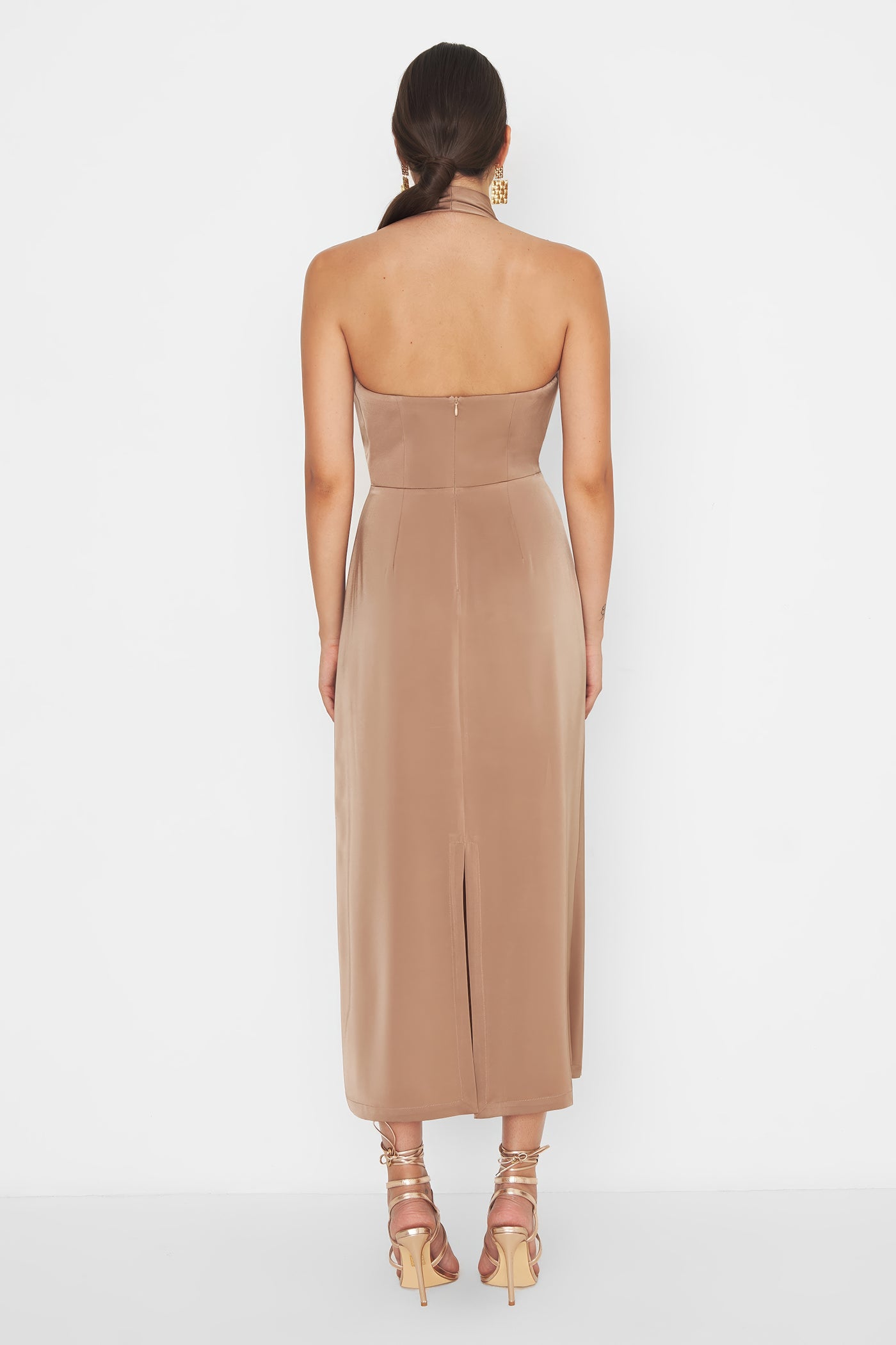 Ally Dress Light Coffee